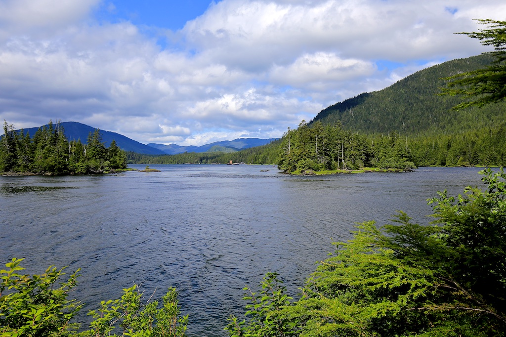 Butze rapids, Kaien island, British Columbia, Canada, landscape, nature